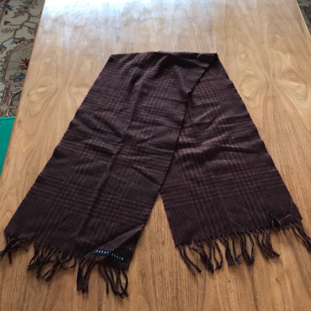 NWOT cashmere scarf by Perry Ellis